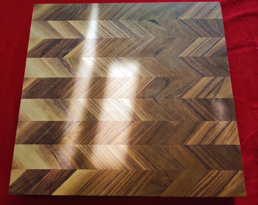 Black walnut cutting board finished with Cactus Wax Traditional