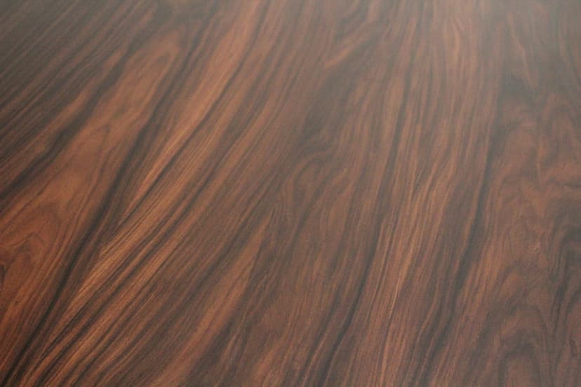 Close-up of a Morado dining table finished with Cactus Wax Traditional